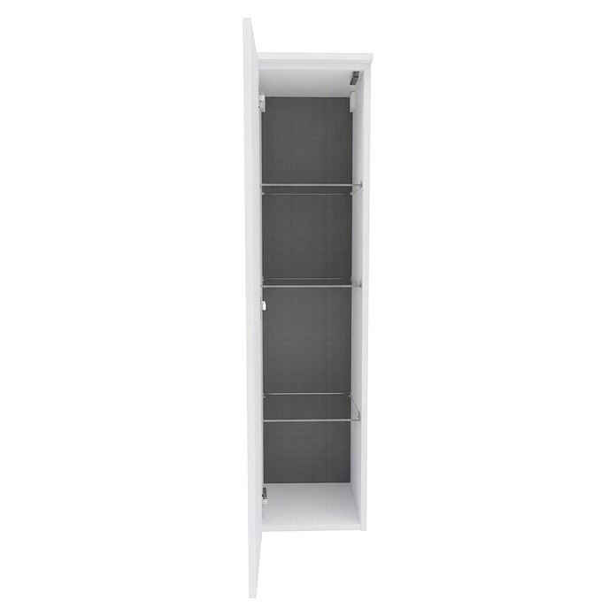 Camargue Vio Midischrank (B x T x H: 30,4 x 32,5 x 121,6 cm, Weiß, DIN Anschlag: Links) | BAUHAUS