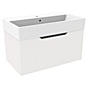 Camargue Vio Badmöbel-Set (Gesamtbreite Badmöbel: 81,5 cm, Weiß, Matt) | BAUHAUS