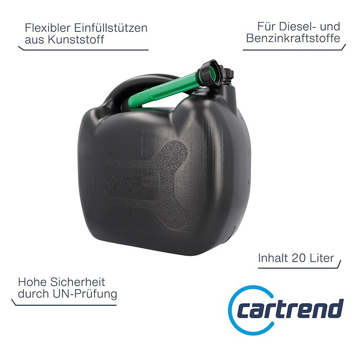 Cartrend Benzinkanister (20 l, Kunststoff) | BAUHAUS