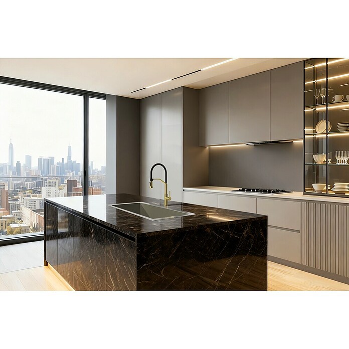Grifo de cocina Véneto (Oro, Brillante) | BAUHAUS