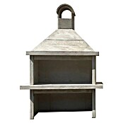 Kamin za roštiljanje glatki beton  (Dimenzija ložišta: 140 x 65 cm) | BAUHAUS