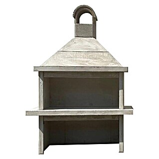 Kamin za roštiljanje glatki beton (Dimenzija ložišta: 140 x 65 cm)