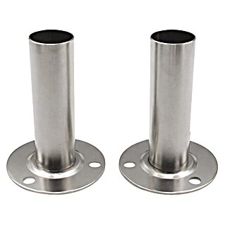Befestigungsflansch zu Edelstahlleiter (Höhe: 14,5 cm)