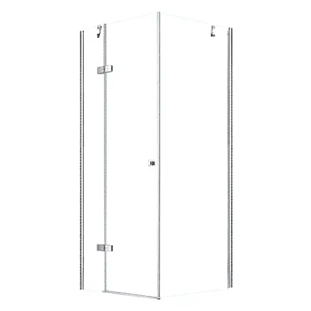 Glaszentrum Hagen  Eckdusche 90x90x195 cm Hestia Duschkabine inkl. Tasse + Siphon
