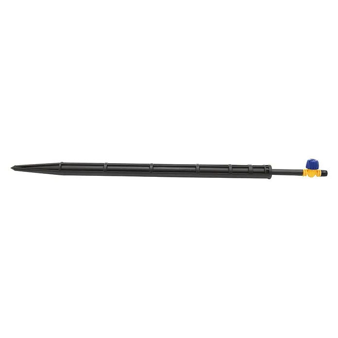 Varilla con microdifusor - Formas de riego: 90°, Largo: 30 cm, 1 ud. - Estaca de riego con regulador ajustable para el riego dirigido de plantas, ideal para jardines e invernaderos.