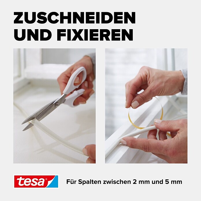 tesa MOLL P-Profildichtung (Weiß, 25 m)