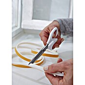 tesa MOLL Schaumstoffdichtung Universal (Weiß, 10 m x 9 mm x 6 mm, Geeignet für: Spaltenbreiten 1 - 5 mm)