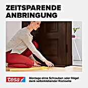 tesa MOLL Türdichtschiene Textil (Braun, 1 m x 43 mm, Geeignet für: Spaltenbreiten bis 15 mm)