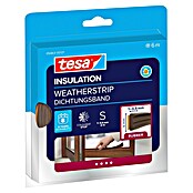 tesa MOLL E-Rillenprofildichtung (Braun, 6 m x 9 mm x 4 mm, Geeignet für: Spaltenbreiten 1 - 3,5 mm)