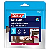 tesa MOLL E-Rillenprofildichtung (Braun, 6 m x 9 mm x 4 mm, Geeignet für: Spaltenbreiten 1 - 3,5 mm)