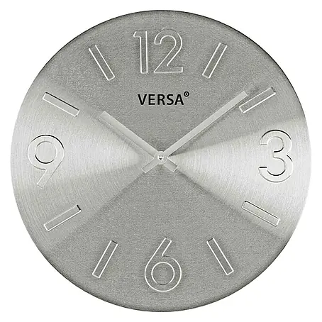 Versa  Reloj de pared Plata