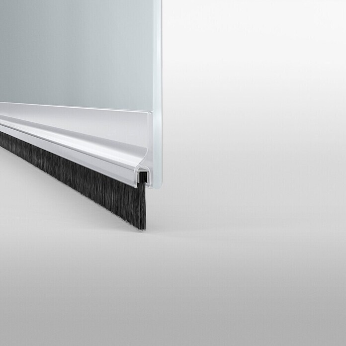 tesa MOLL Türdichtschiene Textil (Weiß, 1 m x 43 mm, Geeignet für: Spaltenbreiten bis 15 mm)