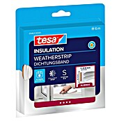 tesa MOLL E-Rillenprofildichtung (Weiß, 6 m x 9 mm x 4 mm, Geeignet für: Spaltenbreiten 1 - 3,5 mm)