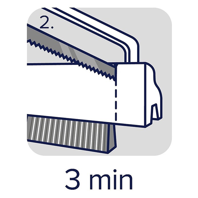 tesa MOLL Türdichtschiene Standard (Weiß, 1 m x 37 mm, Geeignet für: Spaltenbreiten bis 12 mm)