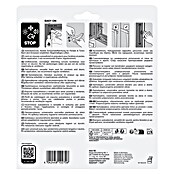 tesa MOLL Schaumstoffdichtung Universal (Weiß, 6 m x 15 mm x 6 mm, Geeignet für: Spaltenbreiten 1 - 5 mm)