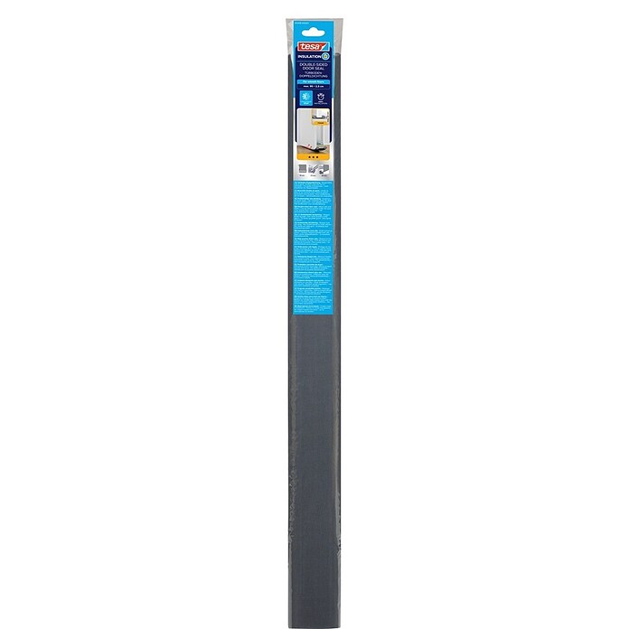 tesa MOLL Türbodendichtung (Grau, 0,95 m x 25 mm, Geeignet für: Glatte Böden)