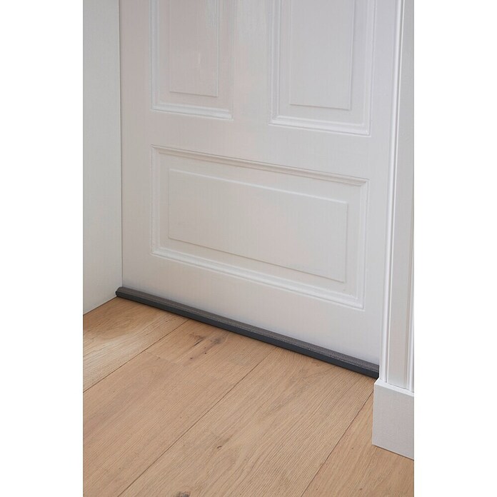 tesa MOLL Türbodendichtung (Grau, 0,95 m x 25 mm, Geeignet für: Glatte Böden)