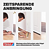 tesa MOLL Türdichtschiene Standard (Weiß, 1 m x 37 mm, Geeignet für: Spaltenbreiten bis 12 mm)