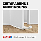 tesa MOLL Türbodendichtung (Weiß, 0,95 m x 25 mm, Geeignet für: Glatte Böden)