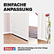 tesa MOLL Türdichtschiene Standard (Weiß, 1 m x 37 mm, Geeignet für: Spaltenbreiten bis 12 mm)