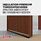 tesa MOLL Türdichtschiene Alu Comfort (Braun, 1 m x 40 mm, Geeignet für: Spaltenbreiten bis 15 mm)