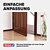 tesa MOLL Türdichtschiene Standard (Braun, 1 m x 37 mm, Geeignet für: Spaltenbreiten bis 12 mm)