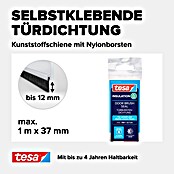 tesa MOLL Türdichtschiene Standard (Transparent, 1 m x 37 mm, Geeignet für: Spaltenbreiten bis 12 mm)