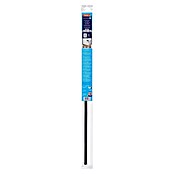 tesa MOLL Türdichtschiene Alu Comfort (Weiß, 1 m x 40 mm, Geeignet für: Spaltenbreiten bis 15 mm)