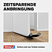 tesa MOLL Türbodendichtung (Grau, 0,95 m x 25 mm, Geeignet für: Glatte Böden)