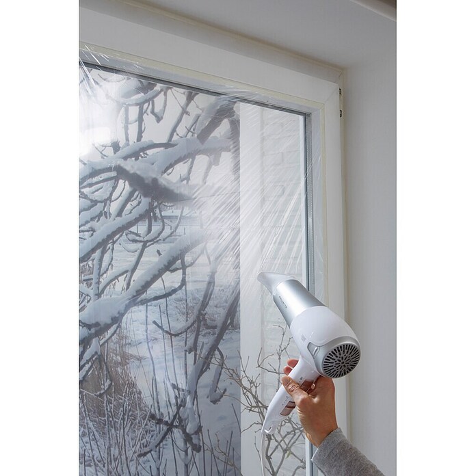 Tesa MOLL Fensterisolierfolie Thermo Cover (4 x 1,5 m, Farblos)