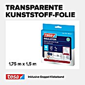 Tesa MOLL Fensterisolierfolie Thermo Cover (1,7 x 1,5 m, Farblos)