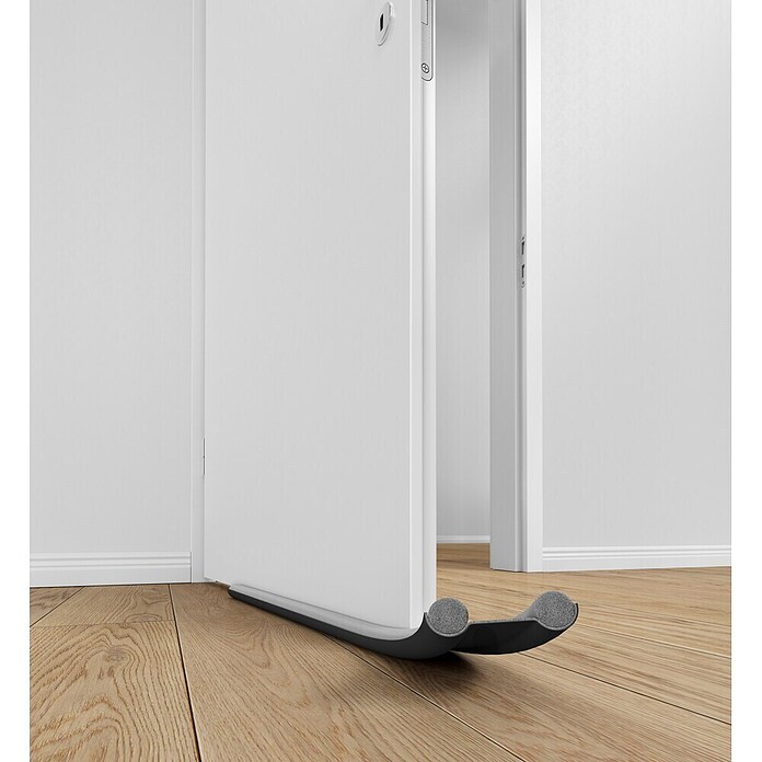 tesa MOLL Türbodendichtung (Grau, 0,95 m x 25 mm, Geeignet für: Glatte Böden)