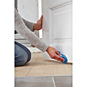 tesa MOLL Türdichtschiene Alu Comfort (Weiß, 1 m x 40 mm, Geeignet für: Spaltenbreiten bis 15 mm)