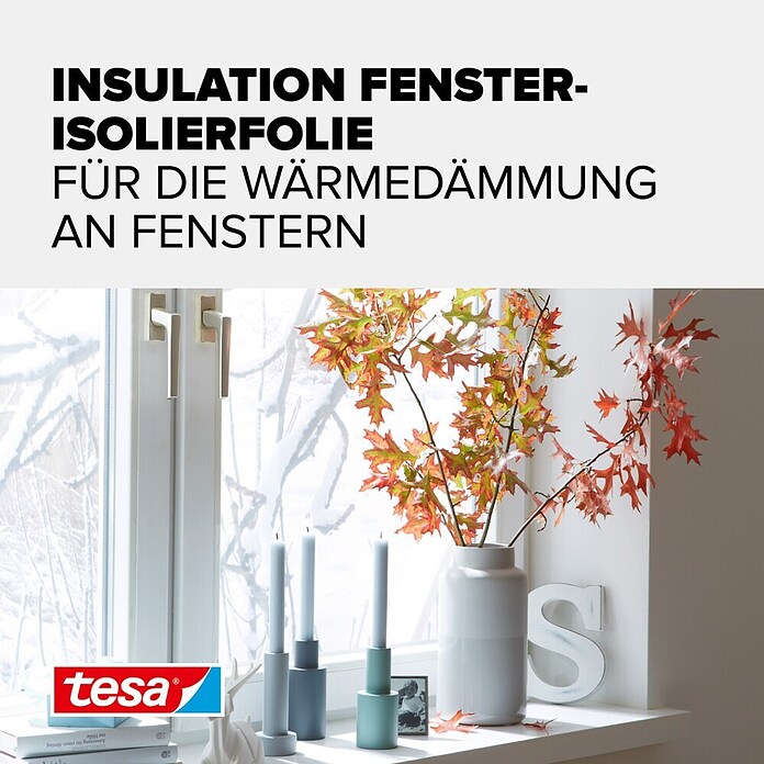 Tesa MOLL Fensterisolierfolie Thermo Cover (4 x 1,5 m, Farblos)