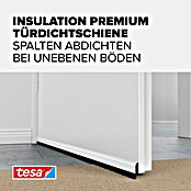 tesa MOLL Türdichtschiene Alu Comfort (Weiß, 1 m x 40 mm, Geeignet für: Spaltenbreiten bis 15 mm)
