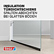 tesa MOLL Türdichtschiene Standard (Transparent, 1 m x 37 mm, Geeignet für: Spaltenbreiten bis 12 mm)