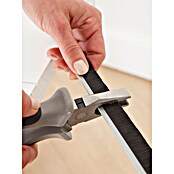 tesa MOLL Türdichtschiene Alu Comfort (Weiß, 1 m x 40 mm, Geeignet für: Spaltenbreiten bis 15 mm)