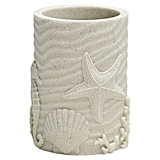 Camargue Koralle Zahnputzbecher (Polyresin, Sand)