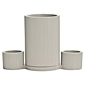 Camargue Saphira Zahnputzbecher Zahnbürstenstation (Polyresin, Beige) | BAUHAUS