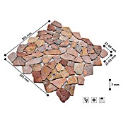 Mosaikfliese Uni CIOT 30/140 (30,5 x 30,5 cm, Rot, Matt)