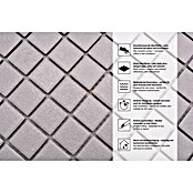 Mosaikfliese Quadrat AT101 (33 x 30,2 cm, Weiß, Matt)