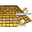 Mosaikfliese Quadrat Crystal Uni CM 4GO10 (30 x 30 cm, Gold, Glänzend)