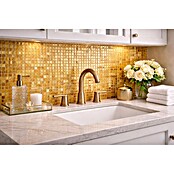 Mosaikfliese Quadrat Crystal Uni CM 4GO10 (30 x 30 cm, Gold, Glänzend)