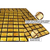 Mosaikfliese Quadrat Crystal Uni XCM 8GO15 (30 x 30 cm, Gold, Glänzend)