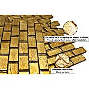 Mosaikfliese Uni Gold XCM 8GO35 (30 x 30 cm, Gold, Glänzend)