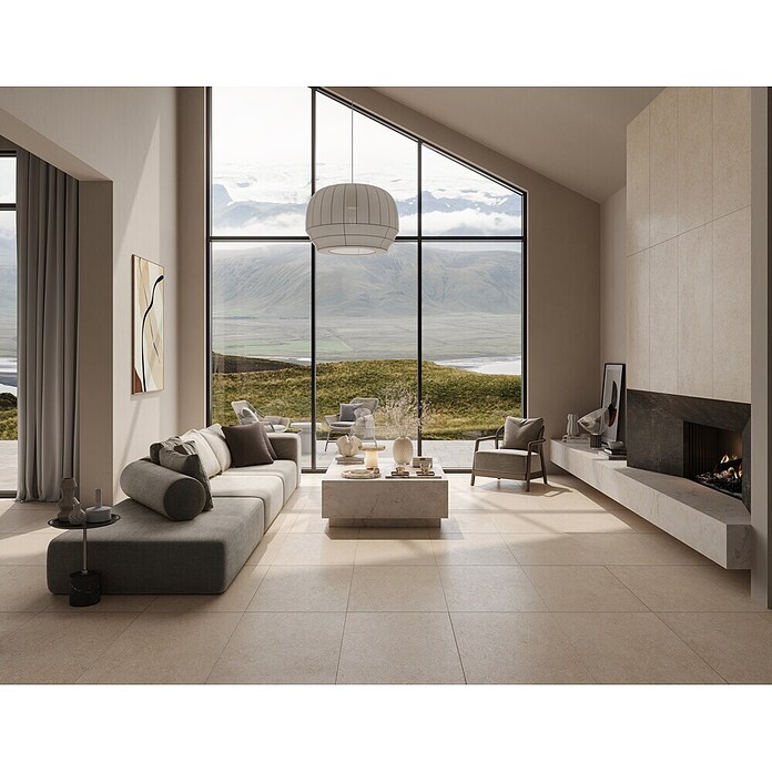 Momastela Feinsteinzeugfliese Sensi (120,2 x 60 cm, Beige, Glasiert) | BAUHAUS