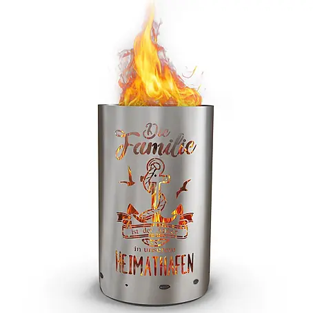 TiKo-Design  Holzkohlegrill Feuertonne-Familie