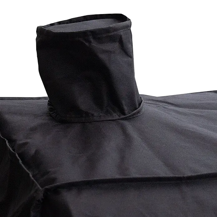 TAINO Holzkohlegrill -  - Schwarze Stoffhülle mit einer aufrechten, zylindrischen Öffnung.
