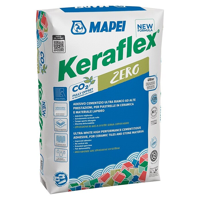 Mapei Ljepilo za pločice Keraflex Zero  (Bijele boje, 25 kg) | BAUHAUS