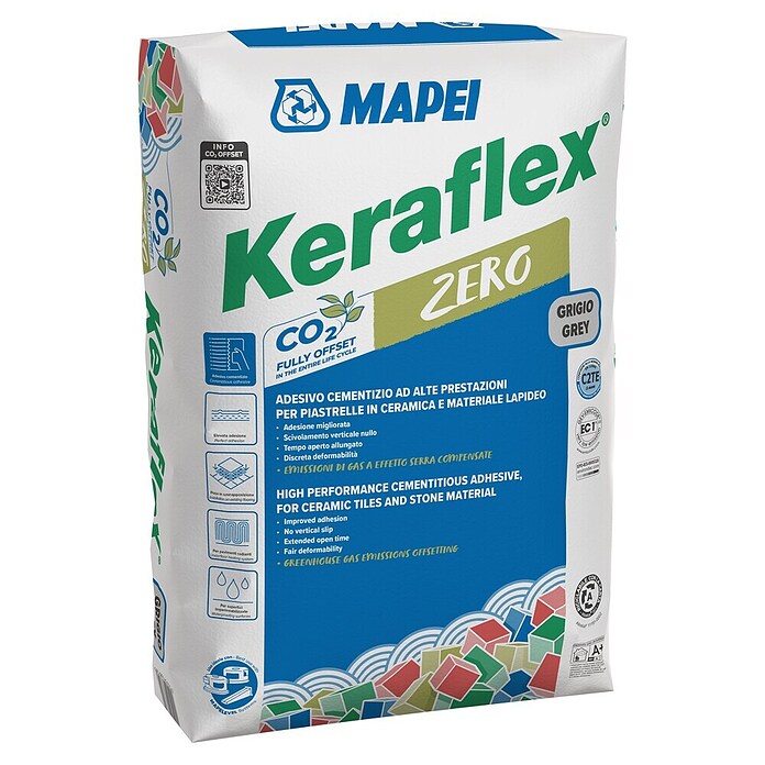 Mapei Ljepilo za pločice Keraflex Zero  (Sive boje, 25 kg) | BAUHAUS